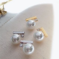925 純銀 珍珠 耳環 TASAKI Pearl earings