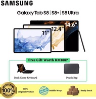 Samsung Galaxy Tab S8 Ultra(12+256GB) X-900 | Tab S8+(8+256GB) X-800 | Tab S8(8+128GB) X-700 | WiFi version Tablet | Original New Set | 1 Year Warranty Samsung Malaysia