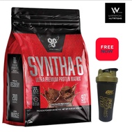 BSN SYNTHA 6 10lbs (FREE SHAKER) Whey Protein Powder, Muscle Building, Lean Muscle, Susu Gym