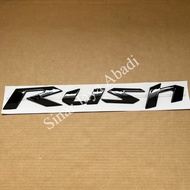 Emblem Kap Mesin Mobil Rush Emblem Rush