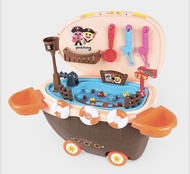 🔥Pinkfong 🌟 NEW🔥 Pirate Ship Baby Shark Family Fishing Play Fishing Playcar Childrens Gift