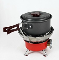 kompor Camping Gas Portable mini model bunga(P3R9) Outdoor Terbaru Korea Bulat Kotak Diskon N0C3 Ter