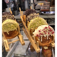 Cake stand CROMBOLONI cake stand aesthetic wooden cake stand