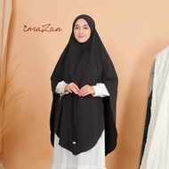 IMAZAN Khimar Crinkle Airflow NonPad Kerudung Panjang Instan Jilbab Syari Jumbo Hayya Series