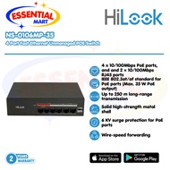 HiLook by Hikvision Switch POE NS-0106MP-35 4 Port Fast Ethernet Unmanaged Poe Switch