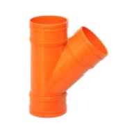 PVC ORANGE WYE (PIPE/FITTINGS)