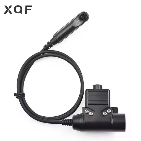 Walkie Talkie U94 PTT Military Adapter for Baofeng UV-9R Plus BF-9700 BF-A58 UV-XR UV9R UV-9R PRO Tw