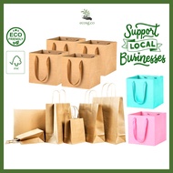YH124Kraft Paper Bag/ Paper Gift Bag/Brown Paper Bag/Square Paper Bag [ECOSG.CO]