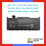 DELL XPS 13 Plus 9320 Laptop Battery For DELL XPS 13 Plus 9320 i5 93204K MN79H 0J7H5M J7H5M 11.55V 5