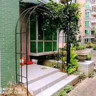 European Style Iron Arch Climbing Rack Rose Flower Rack Outdoor Courtyard Villa Flower Rack Arch Rac