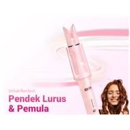 UNGU AIUEO (PINK) Diana 623 Hair Straightener Automatic Low Power Curling Iron Purple