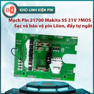Makita 5S 21V 7MOS Battery Circuit For 21700 Battery, fully automatic shut-off, Temperature control