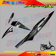 STRIPING VARIASI HONDA SUPRA X 125 ( 2008 - 2012 ) / STIKER LIST MOTOR HONDA SUPRA X 125 GEN 1