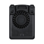 HADATA F68 11W掛腰掛頸風扇 - 黑色 | 渦輪增壓 | 自帶衣夾