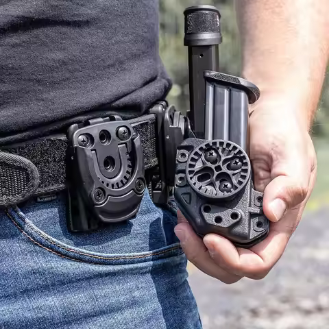 Tactical Tek-Mount Mini Quick Connect Mounting System for Mag Pouches Gun Holster Tourniquet Pouches