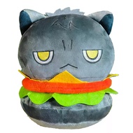 Cute Anime Hololive Nekoyama Kageyama Shien Hamburger Burger Plush Plushie Stuffed Doll Toy