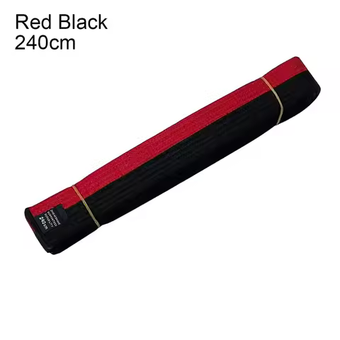 1Pcs TKD Aikido Uniform Taekwondo Belt Polyester Cotton 240cm Judo Karate Ranking Waistband Colored 