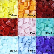 270 Pieces 10x10mm 200g Stained Glass Mosaic Tiles / Mosaics Art DIY Material