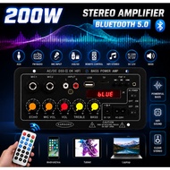 High-Power Card Built-In Bluetooth-Compatible Subwoofer Amplifier Board 220V12VHome Car Speaker Moth