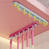 Dopamine Suction Cup Kitchen Hook One Row Slide Rail Hook Rack