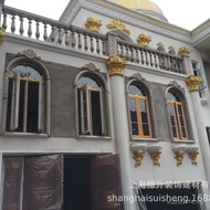 Composition Roman Column Wall Protection Board Vase American Guardrail Flowerpot Window Cover Landsc