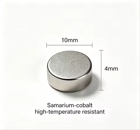 10pcs/lot Diameter 10 mm Height 4 mm Samarium-cobalt high-temperature resistant powerful circular st
