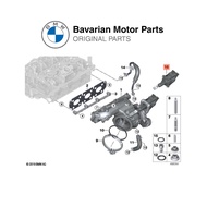 Original BMW Wastegate Valve Actuator Set For F20 LCI/F30 LCI With B38 Engine (11658485117)