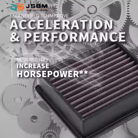 JSBM Motorcycle High Flow Air Filter For CFMoto 450SR 450NK 450MT 450CL-C 450SRS 450SS CF400-6 Engin