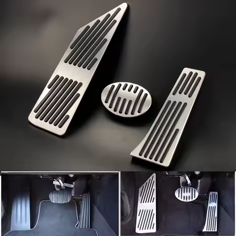 Car Accessories For BMW F48 X1 F39 X2 F45 2-Series AT Accelerator Brake Foot Rest Pedal Pads Gas Fue