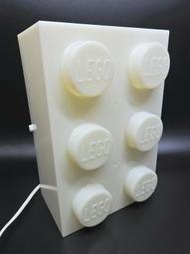 十倍大 店頭 燈箱 LEGO 2003年 GIANT BRICK 2x3 樂高 白色 磚塊 非賣品 19吋人偶用J193