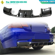 Carbon Fiber Car Rear Bumper Diffuser Lip Spoiler for BMW E92 Coupe E93 Convertible M3 2008 - 2013 C