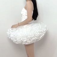 裙撑crinoline裙撑Lolita短款暴力35CM飞天无骨裙撑狗短软纱衬裙洛丽塔蓬蓬裙新品25.8.30