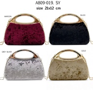 Women's Party Bag beludru Velvet Handbag A809-019