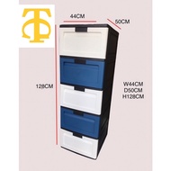 BIG Drawer 5 tier /Cabinet/Plastic Drawer /Laci Simpanan/Drawer Storage Cabinet/Almari Baju/Kabinet Plastik