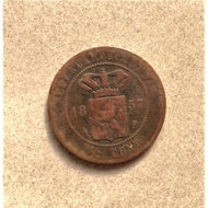Koin / Coin Nederlands Indie 1857, 2 1/2 Cent. 04