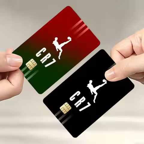 C-CR7 Football Ronaldo Sticker Decoration Creative Bank Card Bus Metro Waterproof Sticker