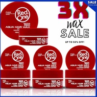 3X  RED ONE AQUA HAIR GEL WAX FULL FORCE MAXIMUM CONTROL 150ML Hair Styling Sets
