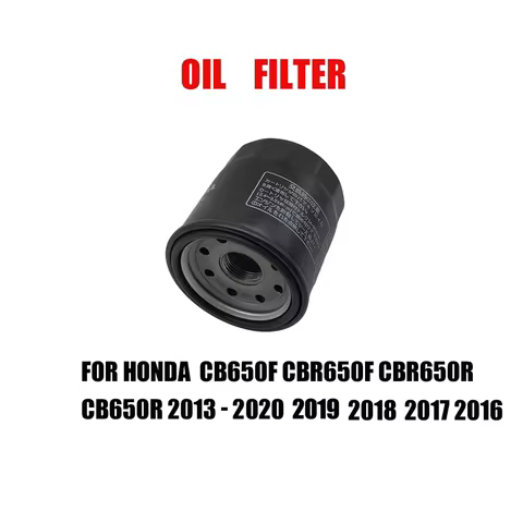For HONDA CB650F CBR650F CBR650R CB650R 2013 - 2020 2019 2018 2017 2016 Motorcycle Oil Filter