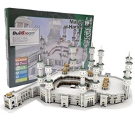 Model Arsitektur Masjidil Haram Mekah Set Hadiah Pengurangan Tinggi Set Puzzle Jigsaw 3D/masjidil ha