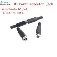 10Pcs DC Male DC Female Connectors DC Power Jack Plug Adapter Cctv Camera Security System for DIY Cc