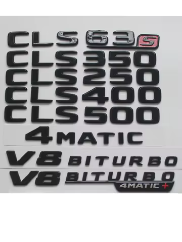 Letters Emblems CLS53 CLS55 CLS63 CLS220 CLS250 CLS280 CLS300 CLS320 CLS350 CLS400 CLS500 CLS550 CLS