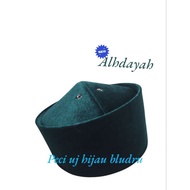 HIJAU Green uj cap, exclusive green songkok cap