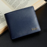 真皮RFID防盜皮夾 / 8卡左右翻男短夾 / 男錢包 / 男生皮夾