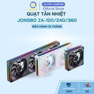 Jonsbo ZA-120 ZA-240 ZA-360 Radiator Fan ARGB Infinity LED Cooling Fan Sync Main Noise Canceling