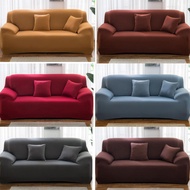 Universal 1/2/3/4 Seater Solid Color Corner Sofa Covers for Living Room Elastic Spandex Slipcovers Couch Cover Stretch Sofa Covers L Shape