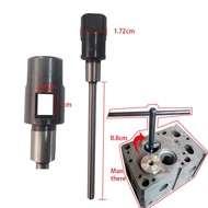 Valve seat boring rod, tool, valve seat, drill rod, 1 piece