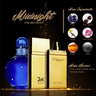24k Gold Perfume Midnight - Mid.Fantasy Gold Perfume/Tahan 12jam/Fast postage