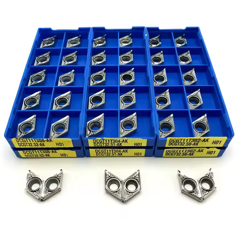 DCGT11T302 DCGT11T304 DCGT11T308-AK Internal Turning Tool Aluminum lathe tool CNC Turning Insert Cop