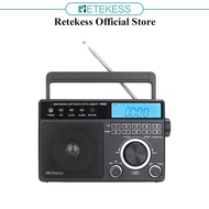 Retekess TR629 AM FM Radio Portable Shortwave Radio with LCD Display