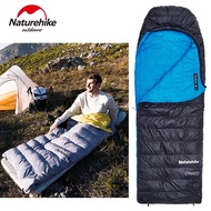 Naturehike CW400 Sleeping Bag Winter 650FP Duck Down Hooded Hiking Sleeping Bag 20D Nylon Waterproof